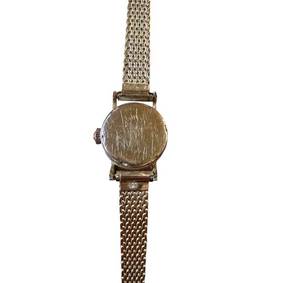 Vintage Eternamatic Cocktail Watch Ladies Automatic 10KT GF White Gold WORKS main image 9